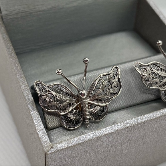 Special 925  Silver hand crafted TELKARI Art earrings - Picture 5 of 10